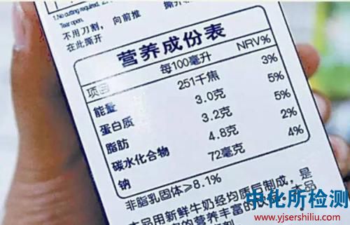 營養(yǎng)標簽檢測